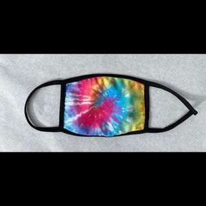 Tie dyed face mask